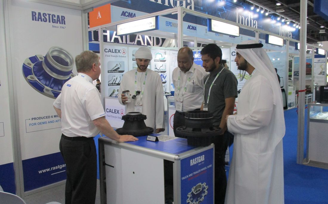 Rastgar wheel hubs on show at Automechanika UAE 2019, World Trade Centre