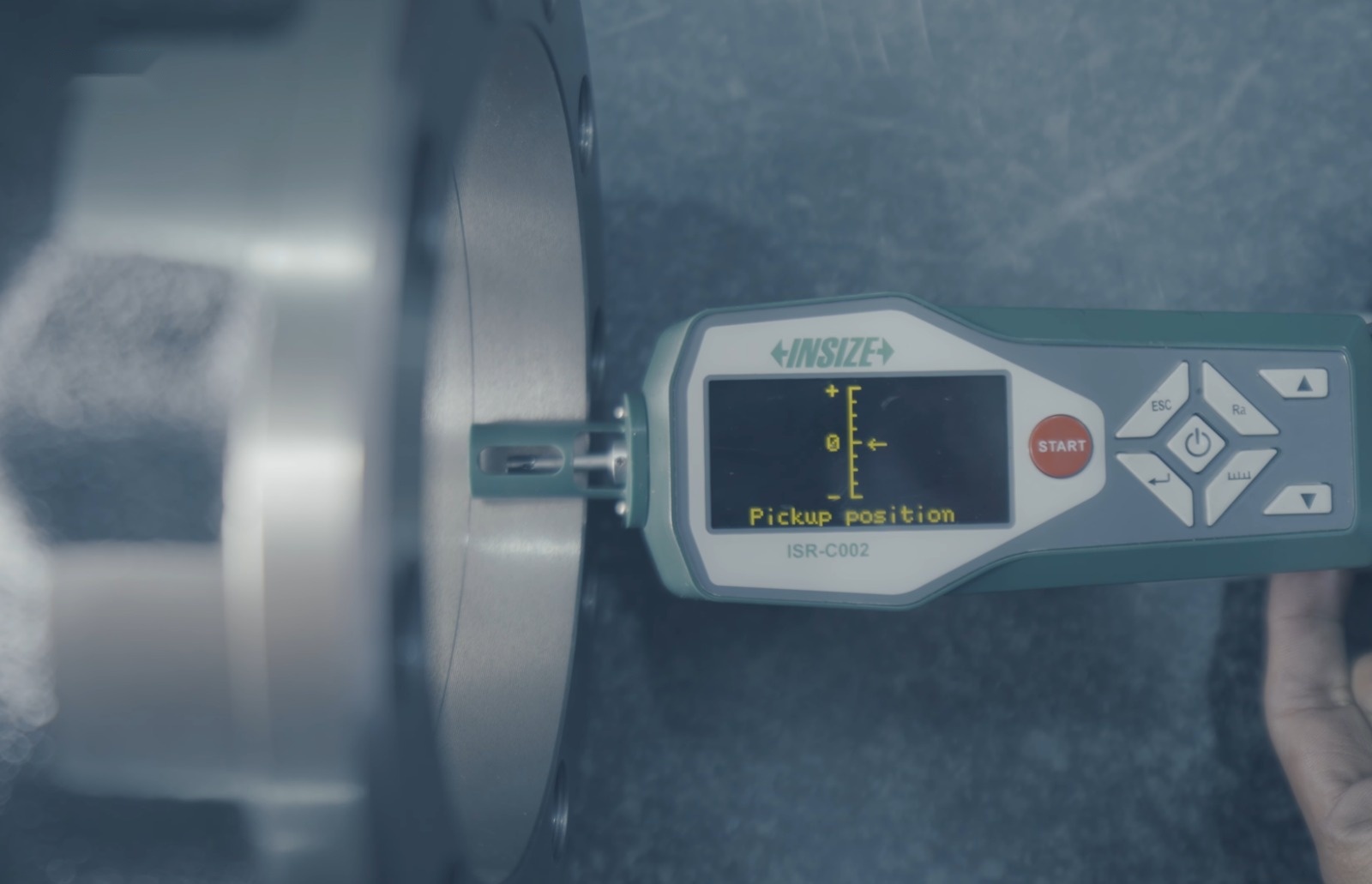 Surface measurement of a machined wheel hub face at Rastgar